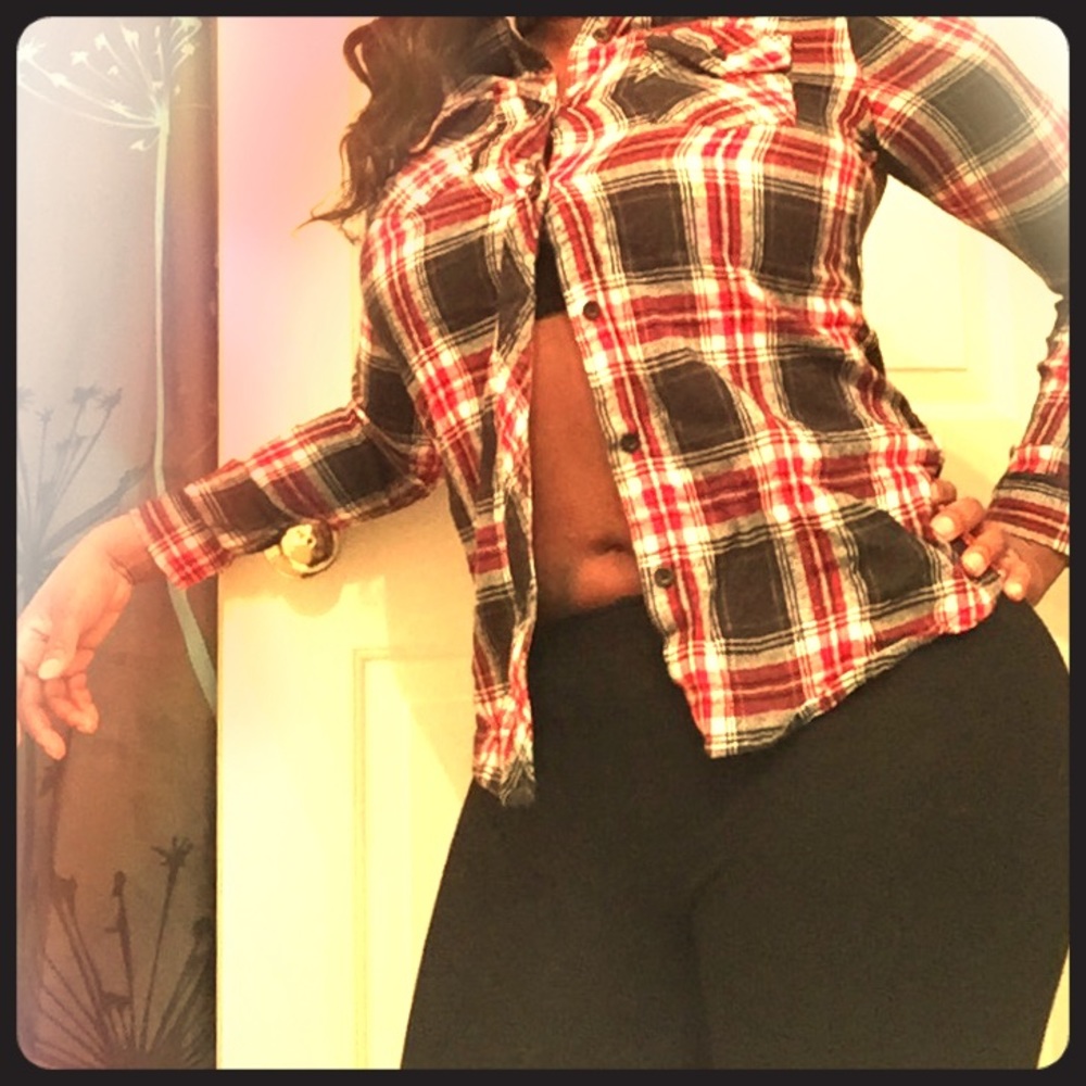 Long sleeved Plaid shirt